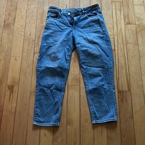 american eagle stretch mom jeans